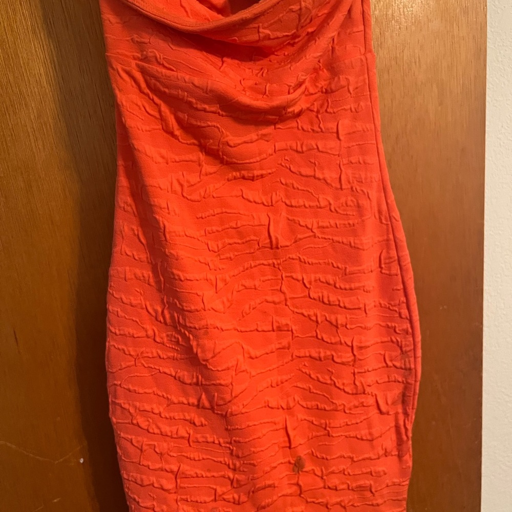 Strapless dress from material girl